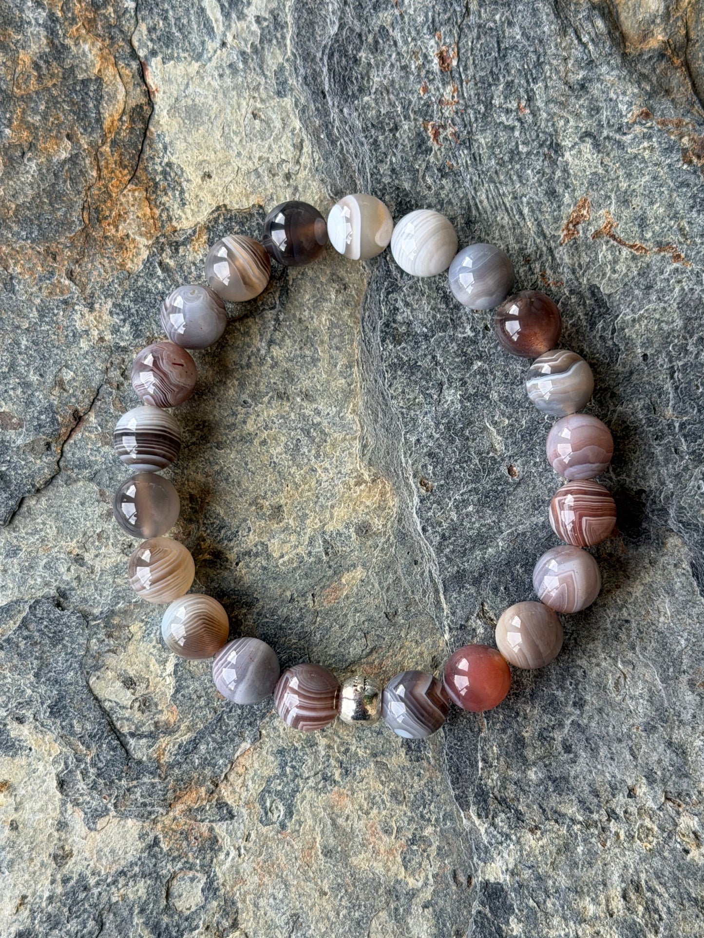 Parure Agate du Botswana