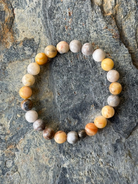 Parure Agates Folles