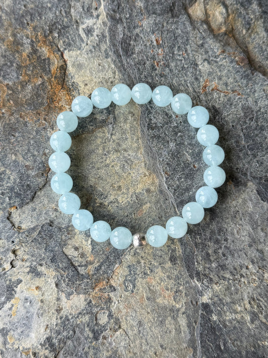 Bracelet Aigue-Marine Naturelle