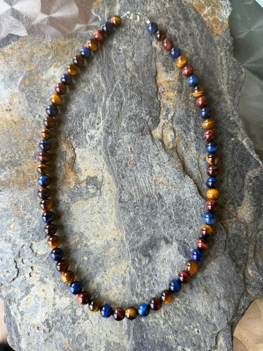 Collier 3 Œil de Tigre