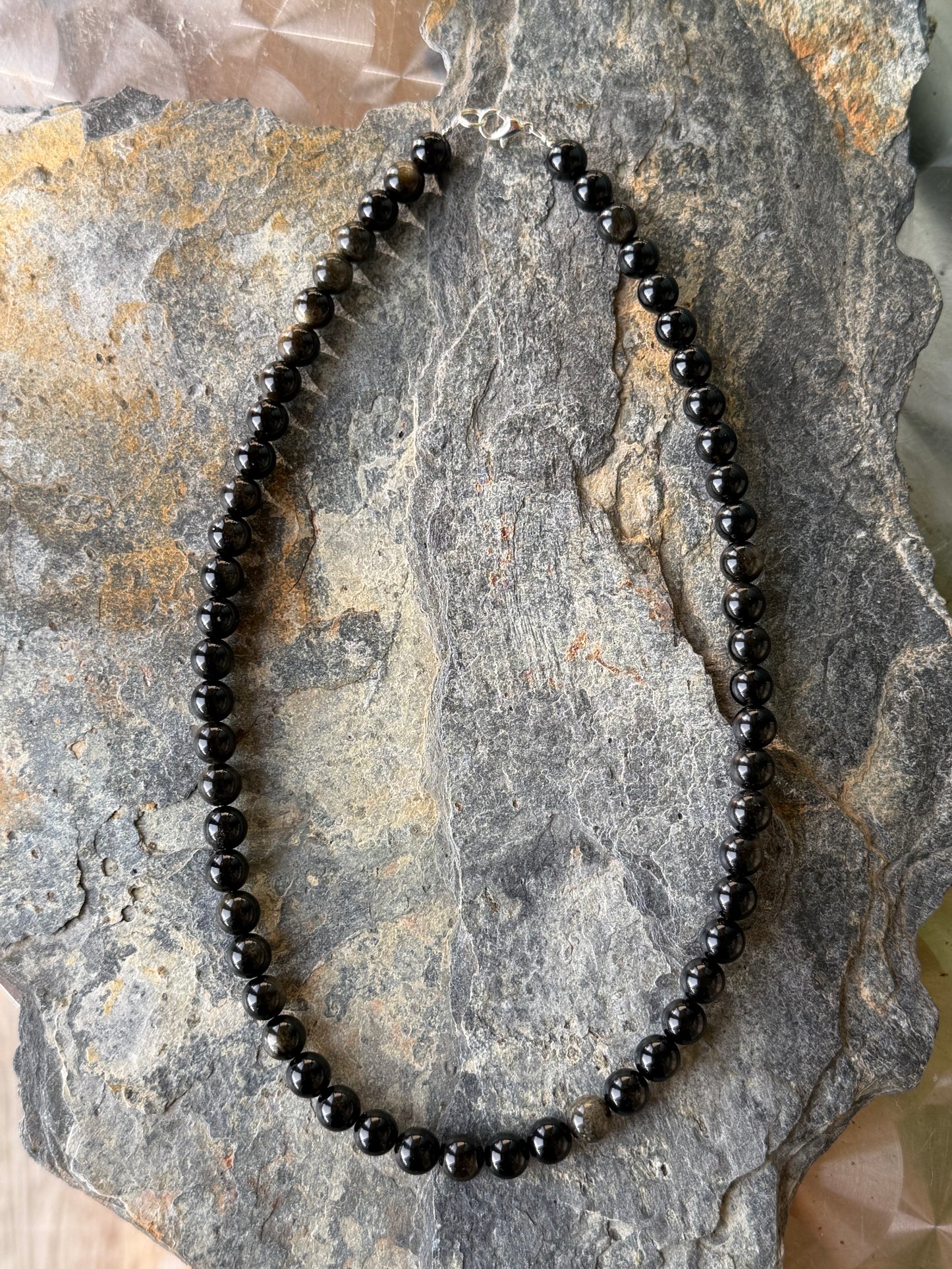 Collier Obsidienne