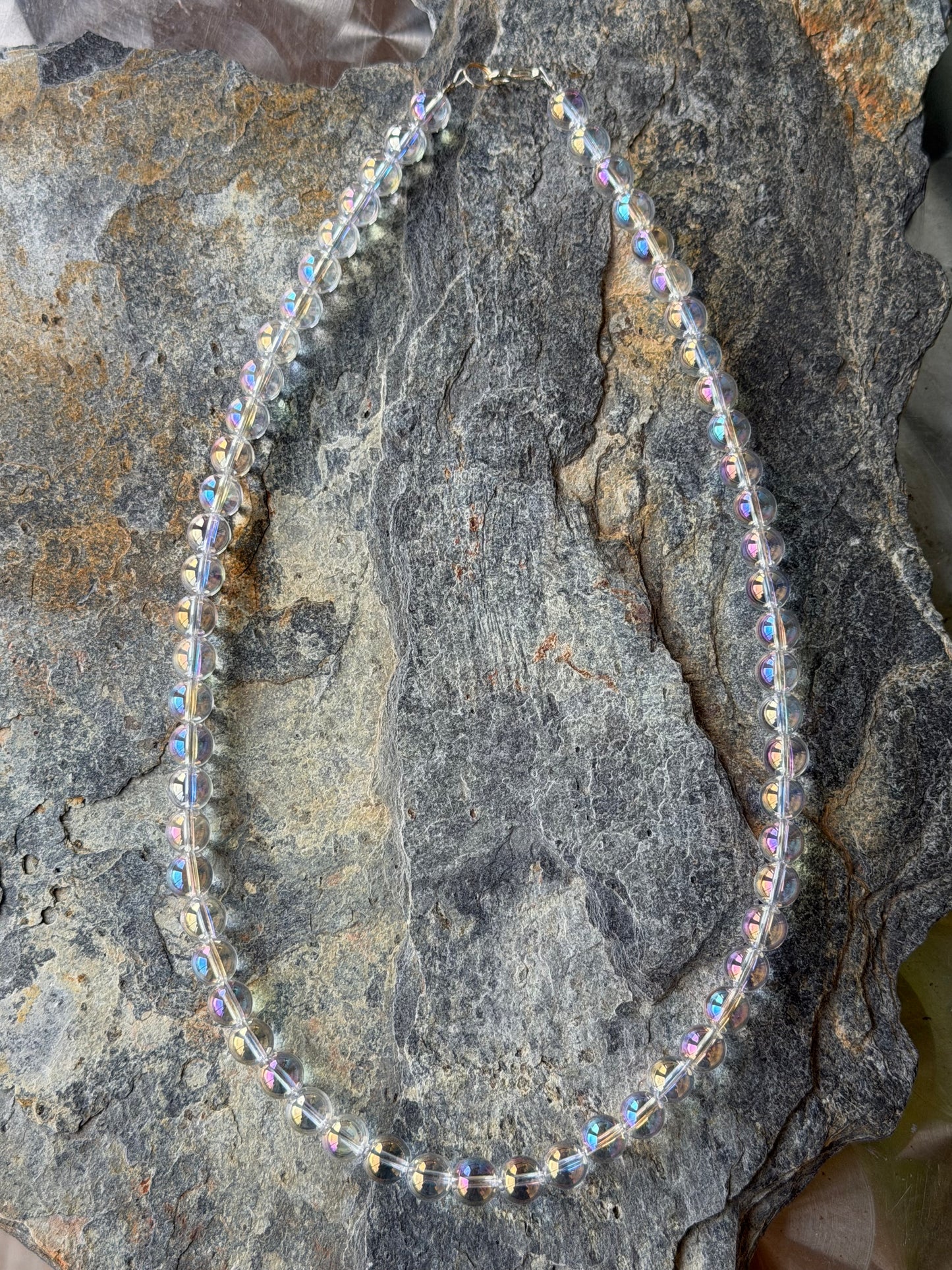 Collier Quartz Irisé