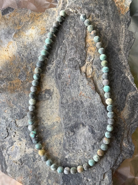 Collier Turquoise d'Afrique Naturelle