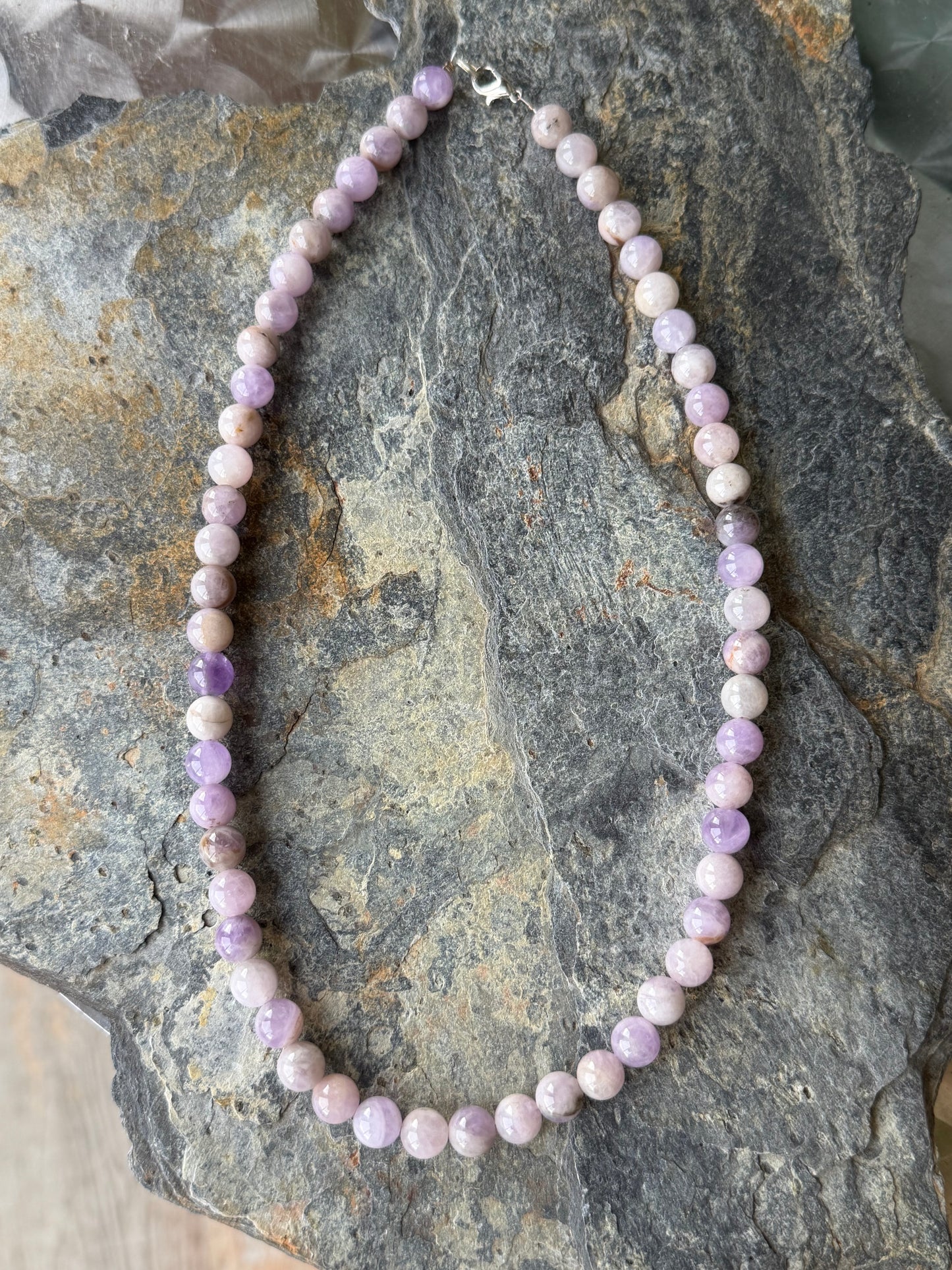 Parure Jade Lavande