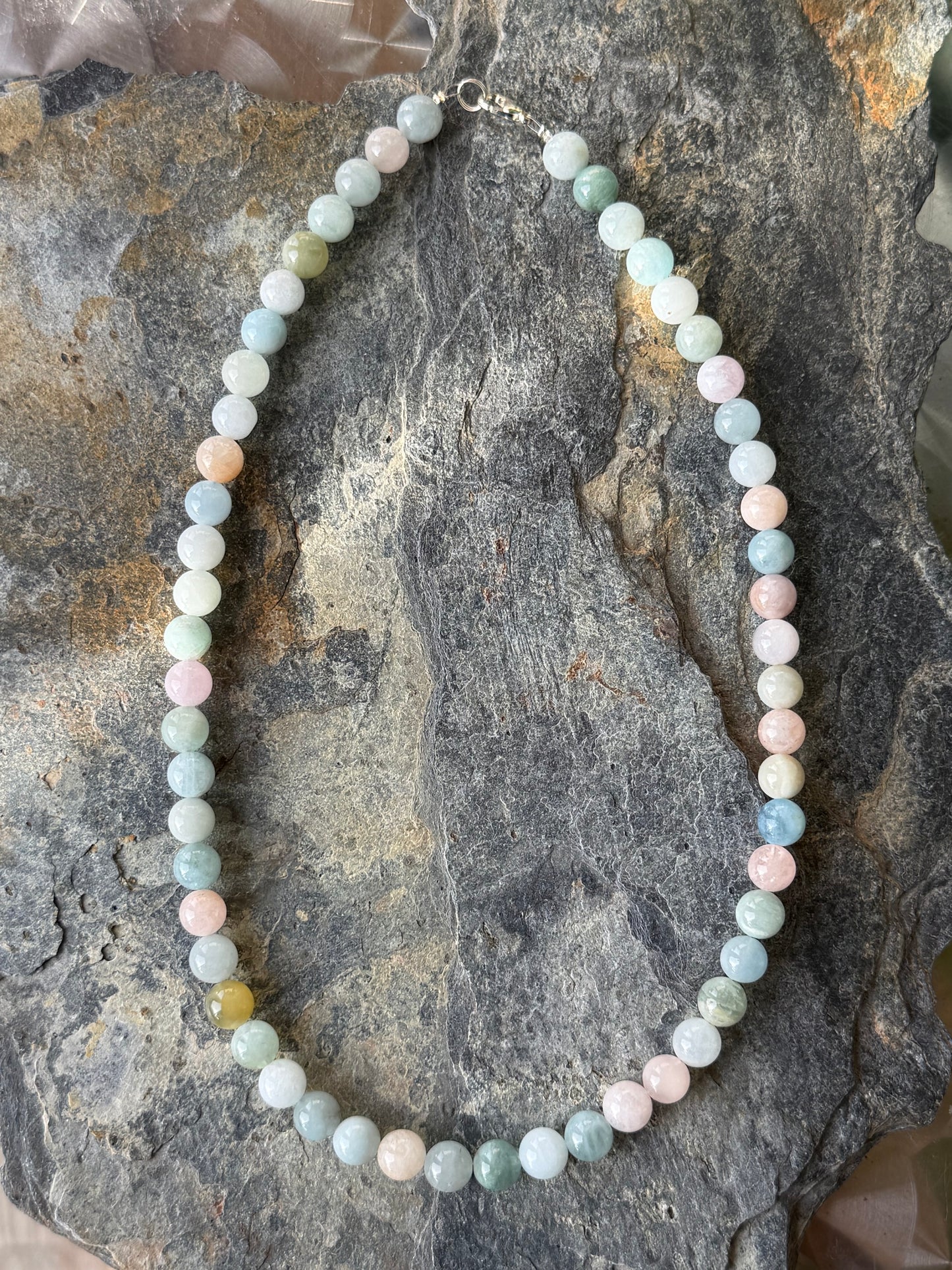 Parure Morganite Naturelle