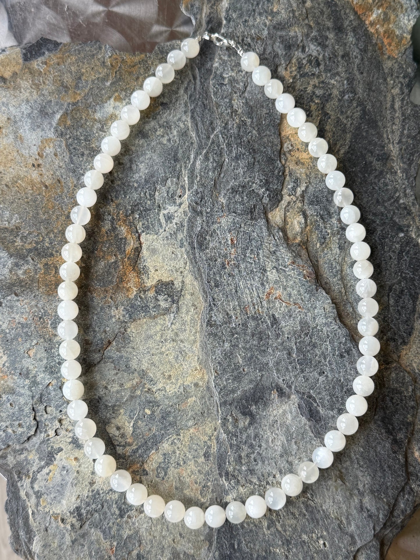 Parure de Pierres de Lune Naturelles