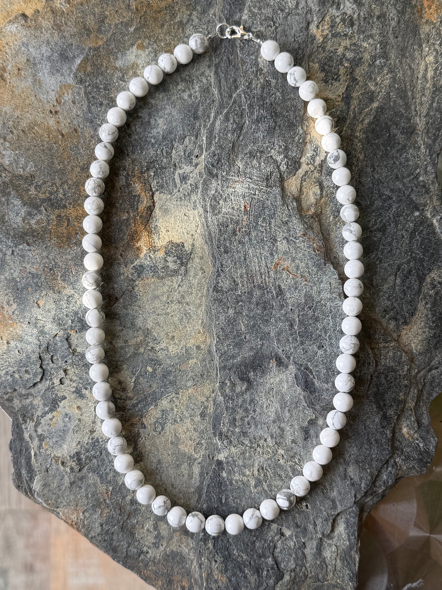 Collier Howlite Naturelle