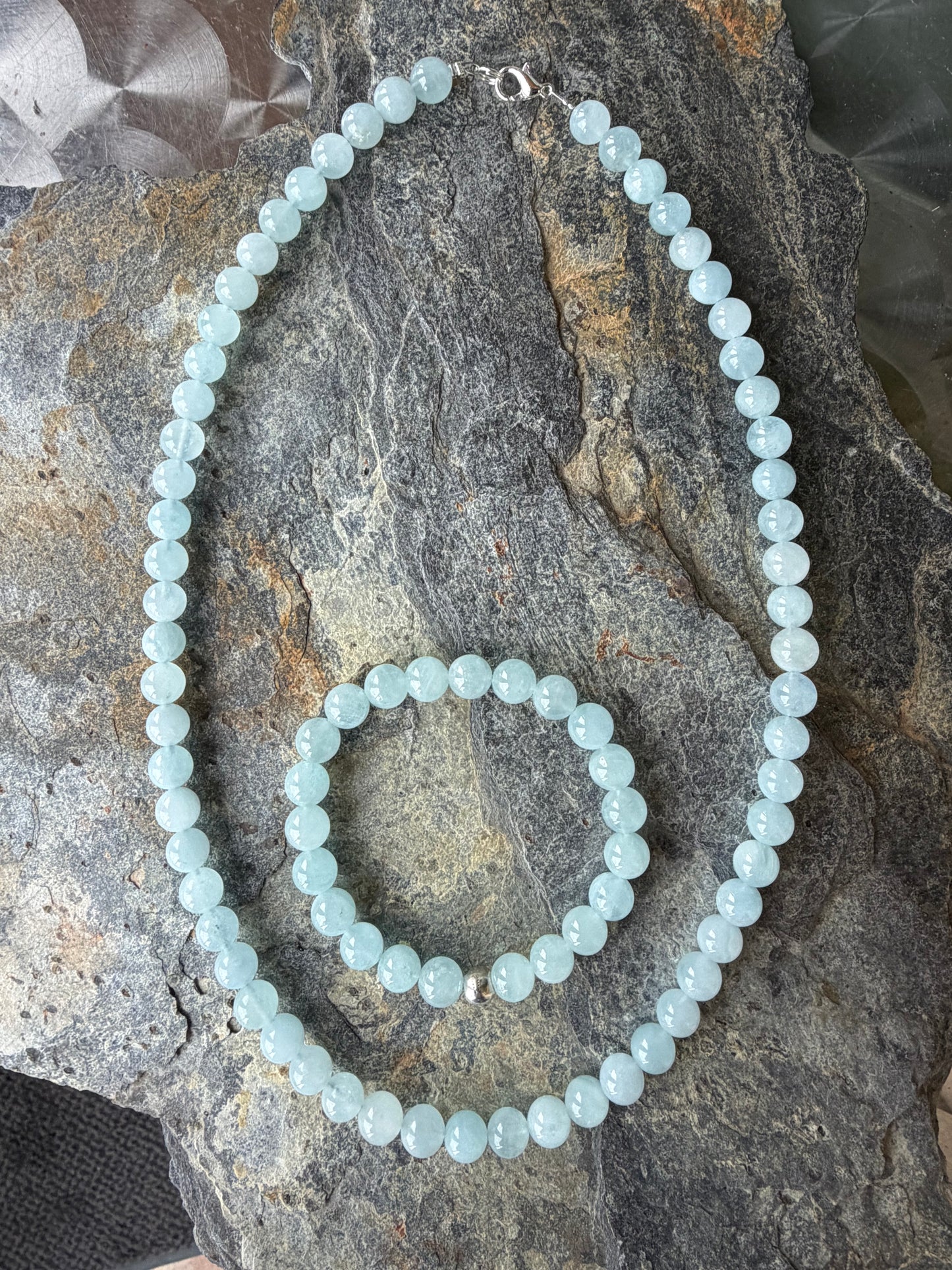 Parure Aigue-marine