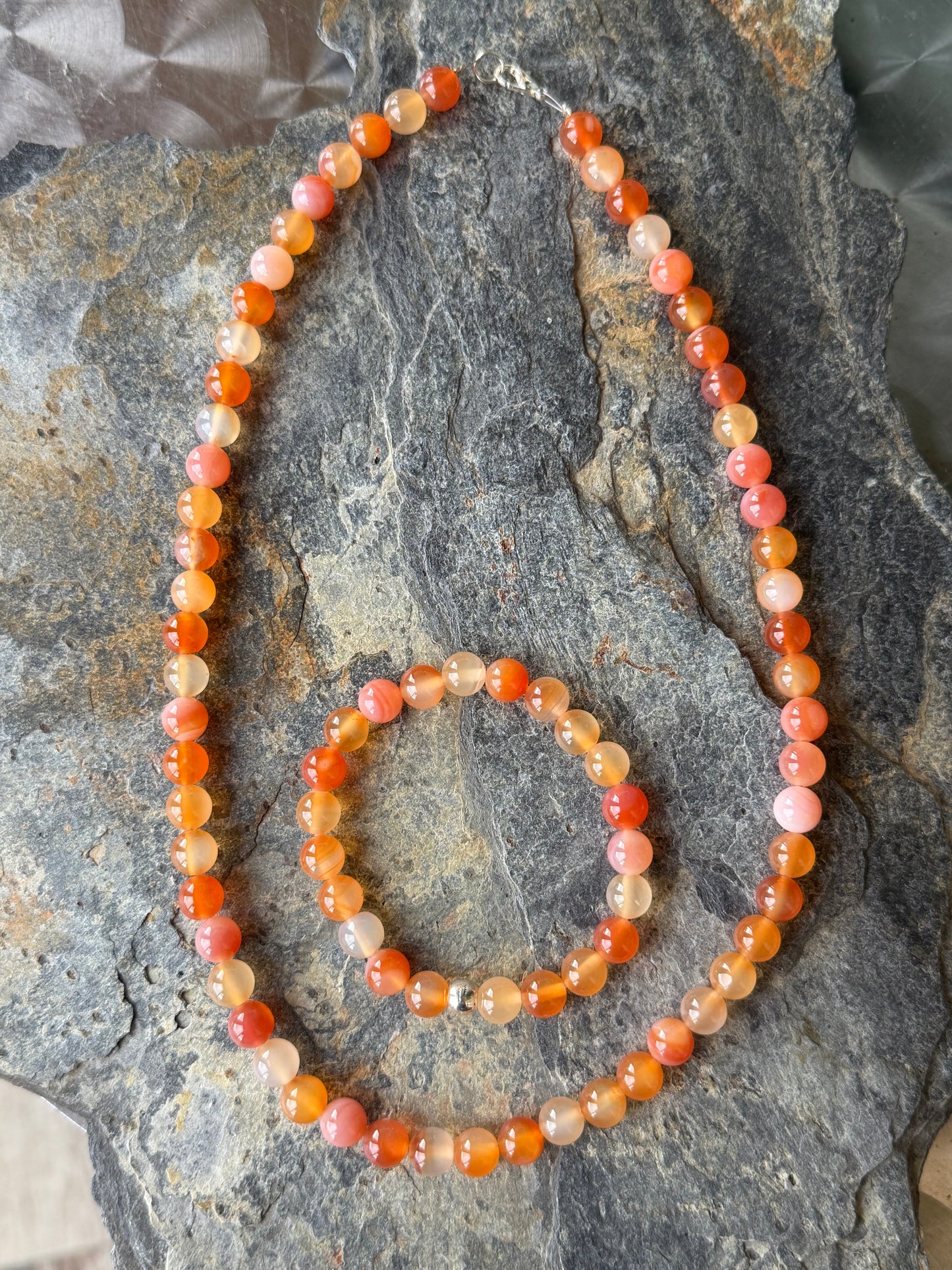 Parure Cornaline Naturelle