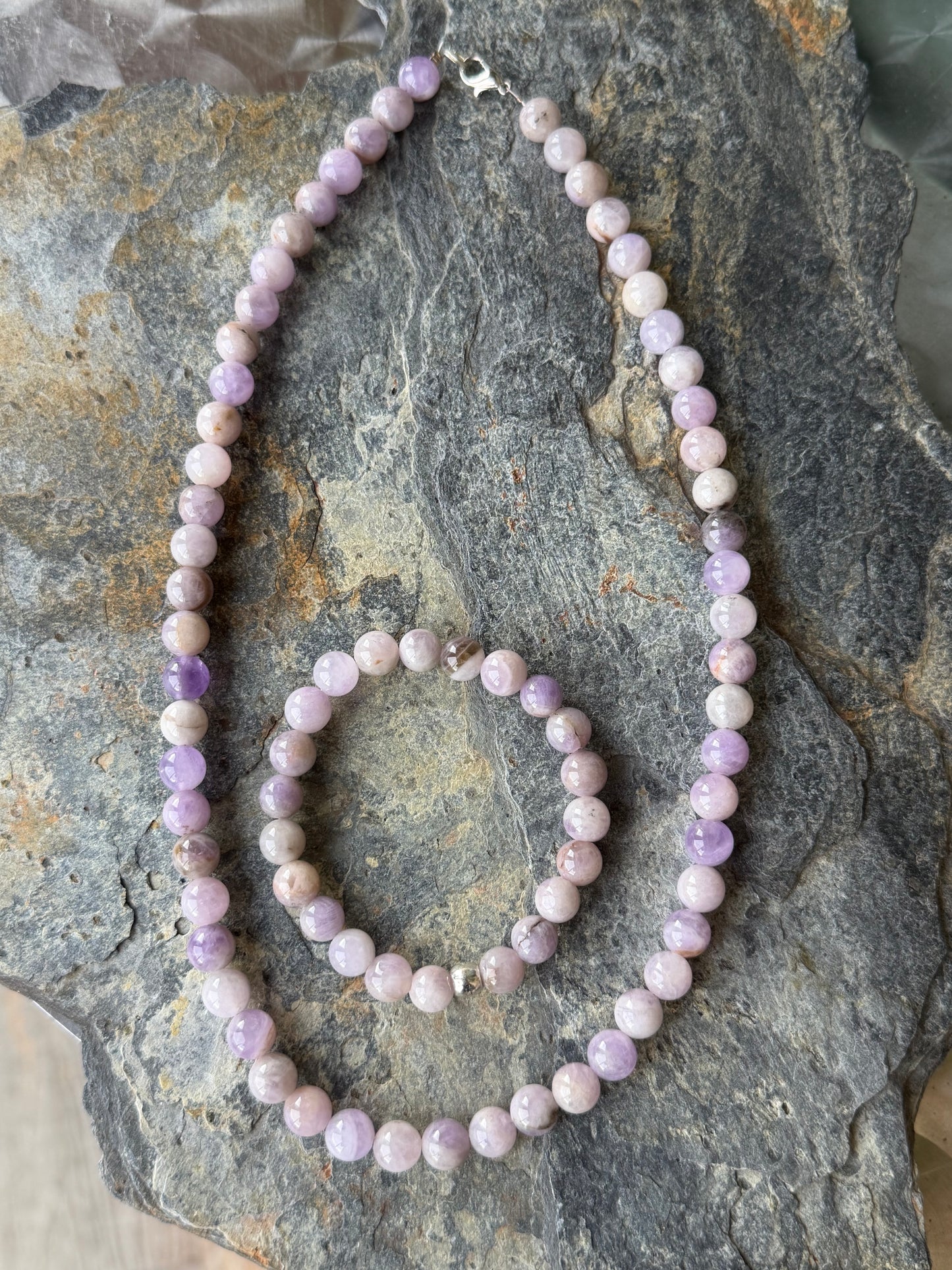 Parure Jade Lavande
