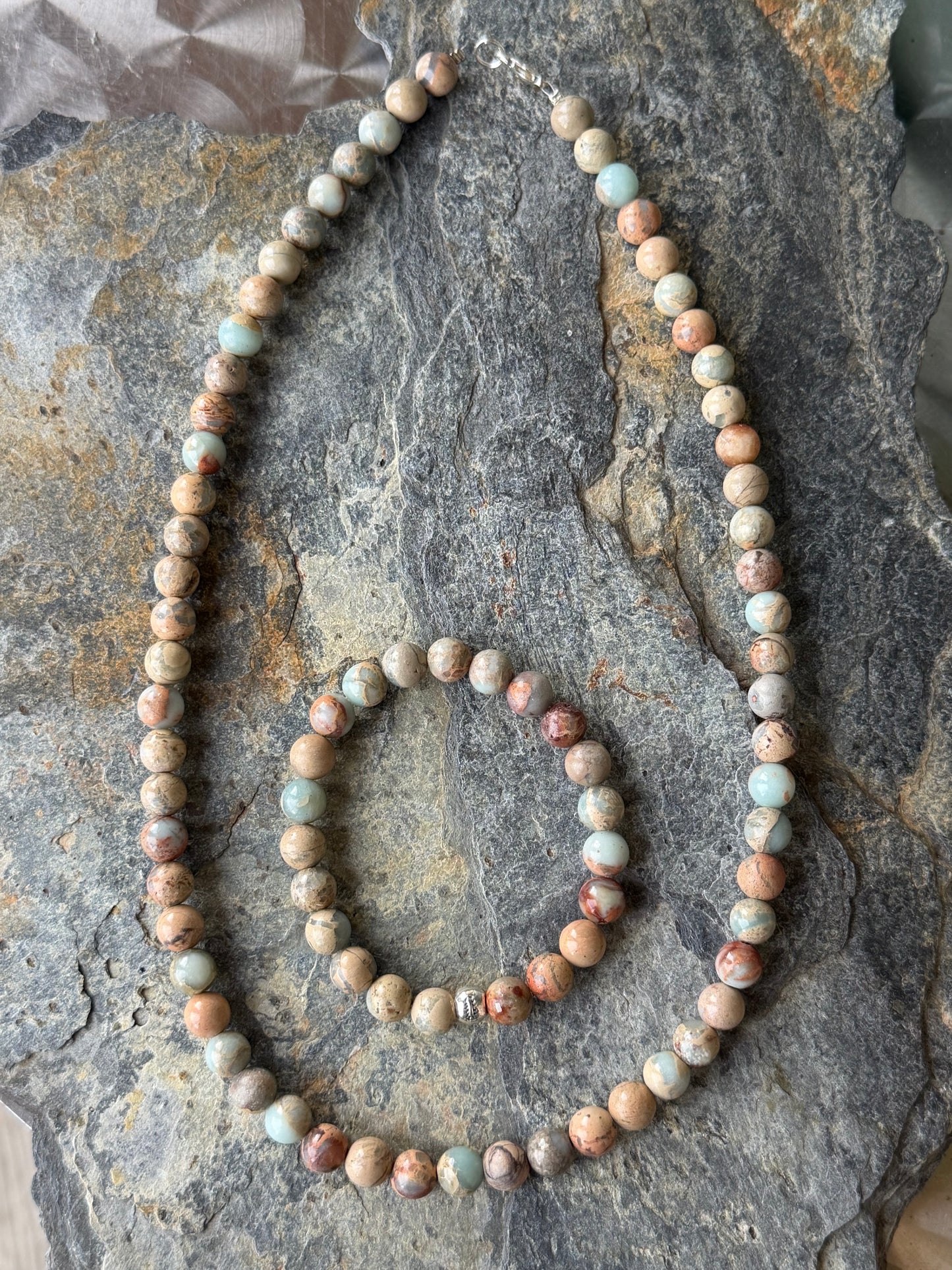 Parure Jaspe Terra Acqua
