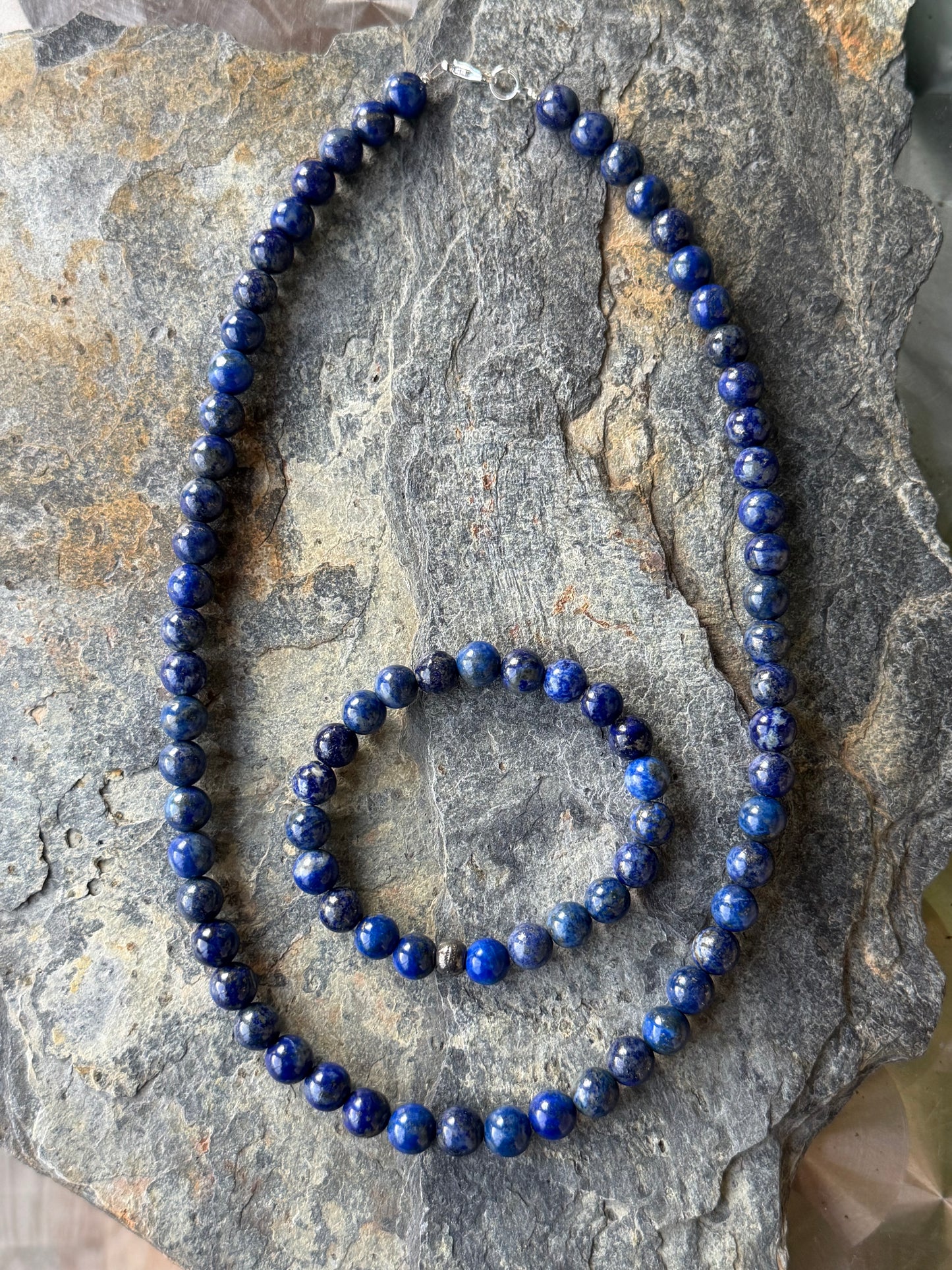Parure Pierres Naturelles Lapis-Lazuli