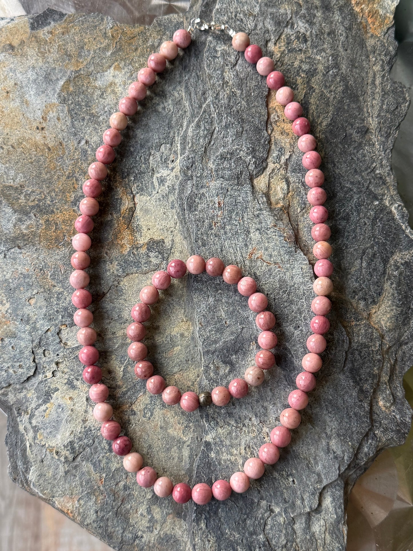 Parure Rhodonite