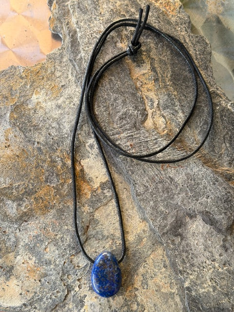 Collier Pendentif Lapis-Lazuli