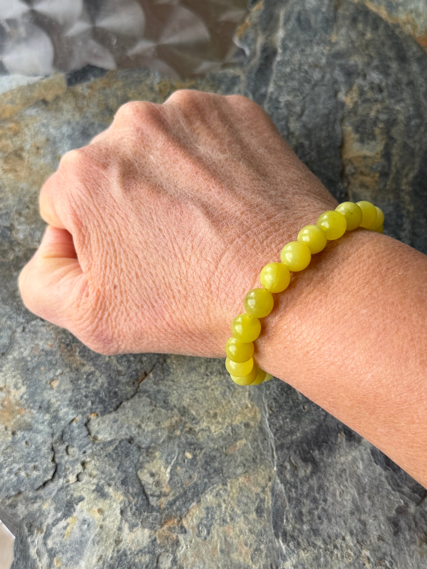 Bracelet Jade Citron