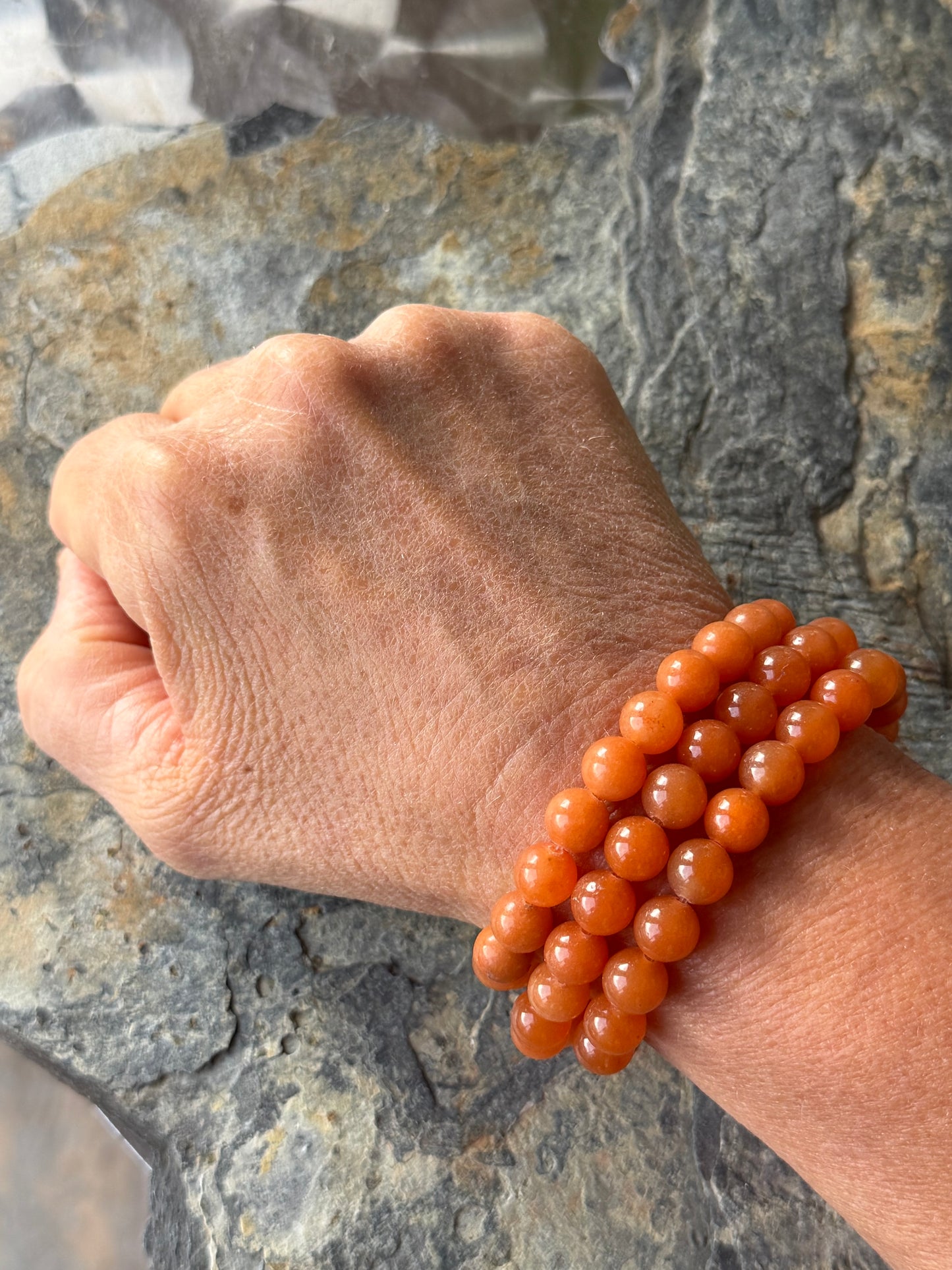 Parure Aventurine Rouge