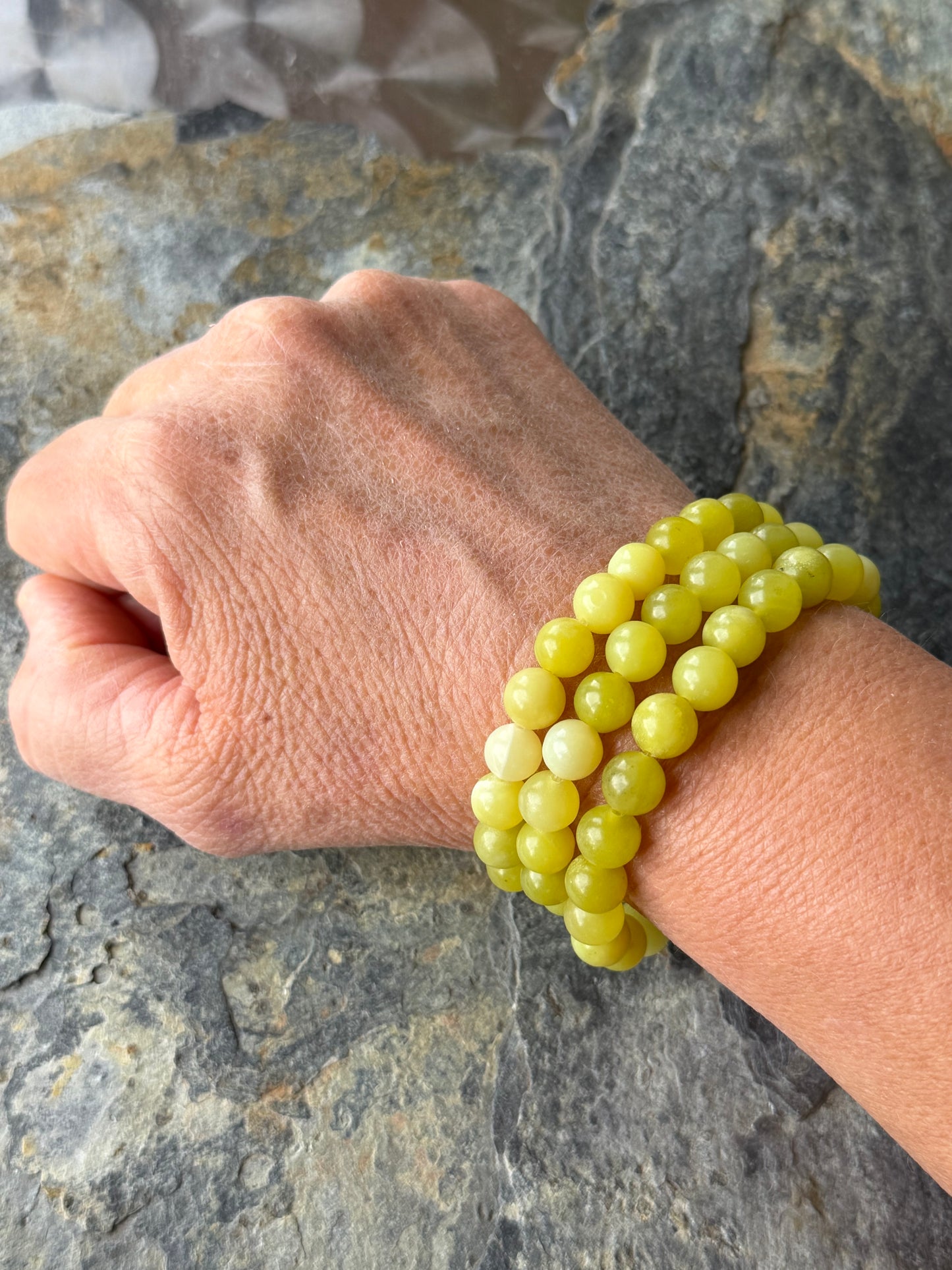 Parure Jade Citron