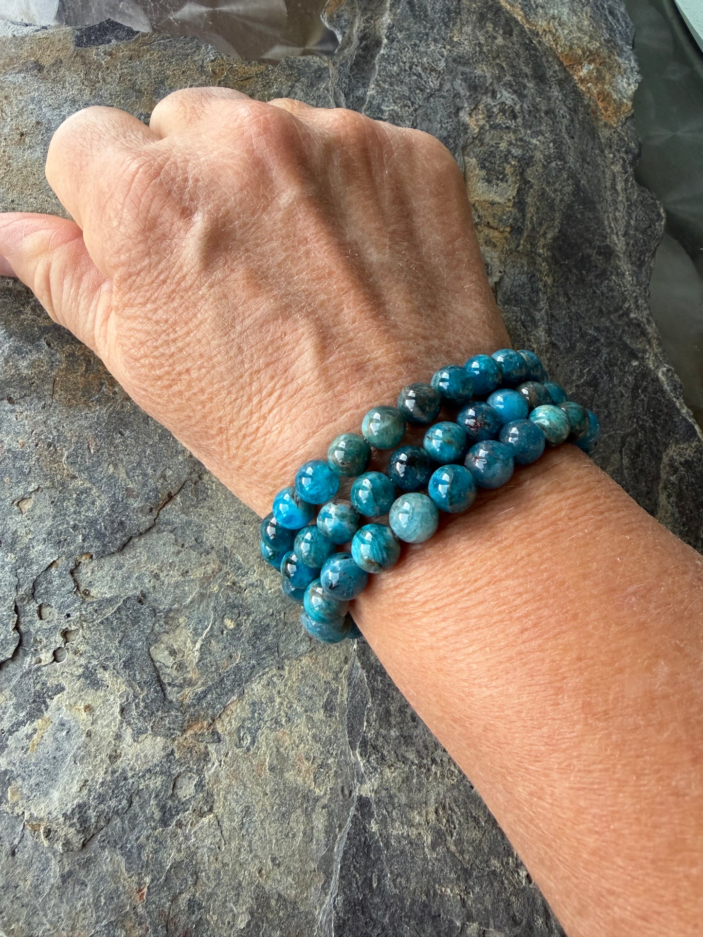 Bracelet Apatite Naturelle
