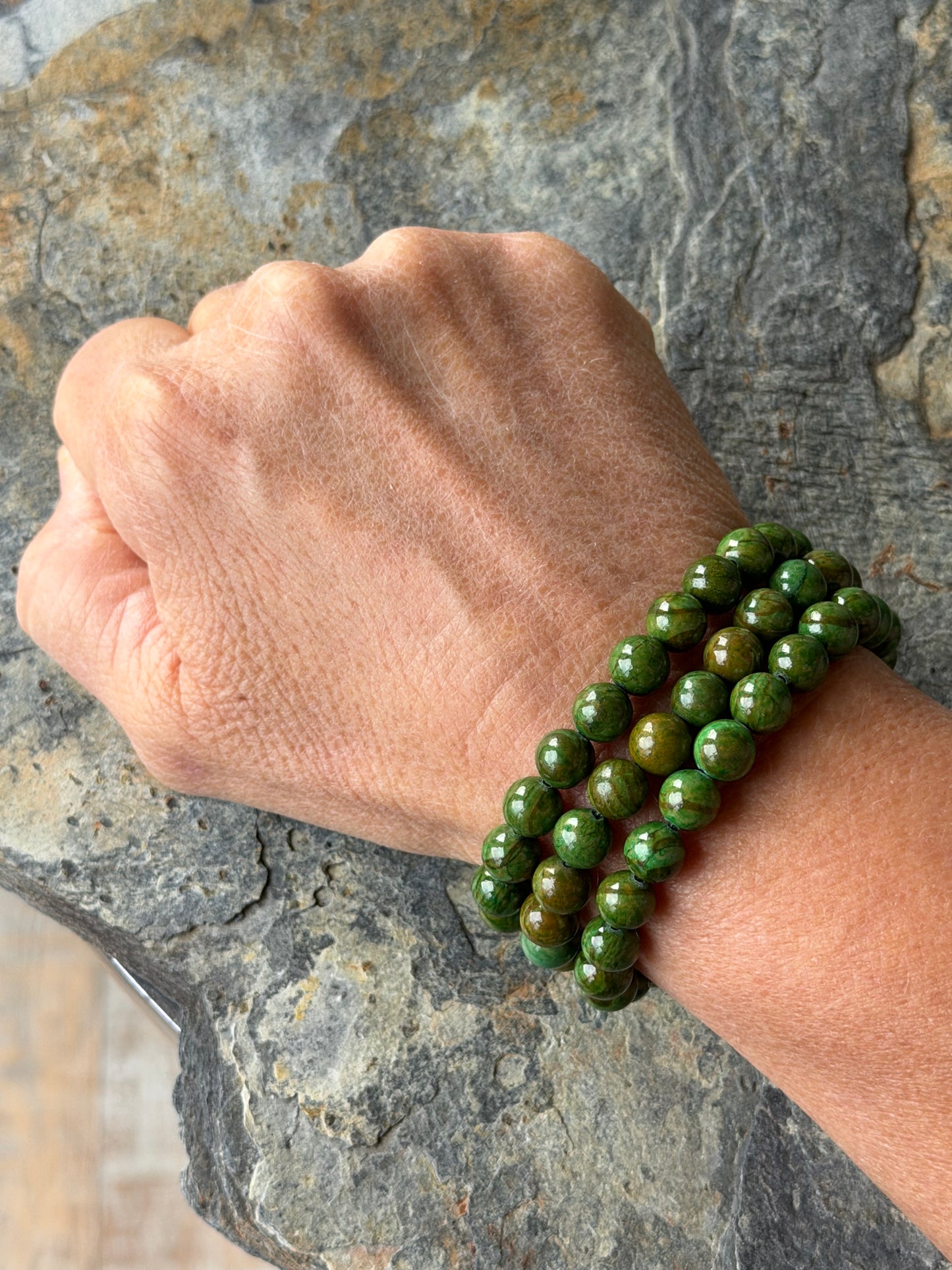 Parure Jade Vert