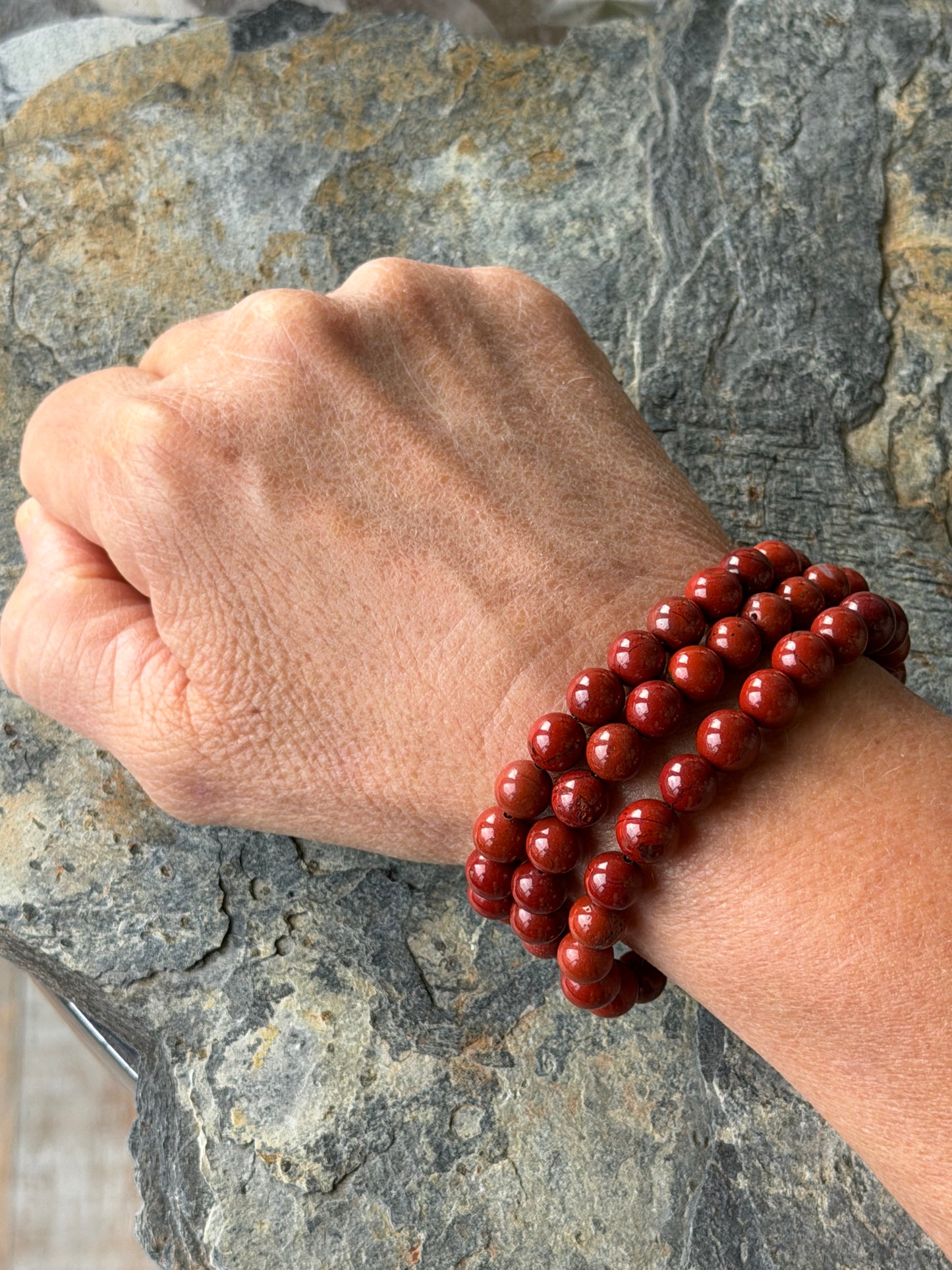 Parure Jaspe Rouge