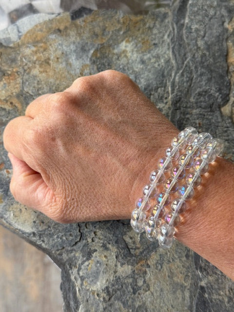 Parure Quartz Irisé