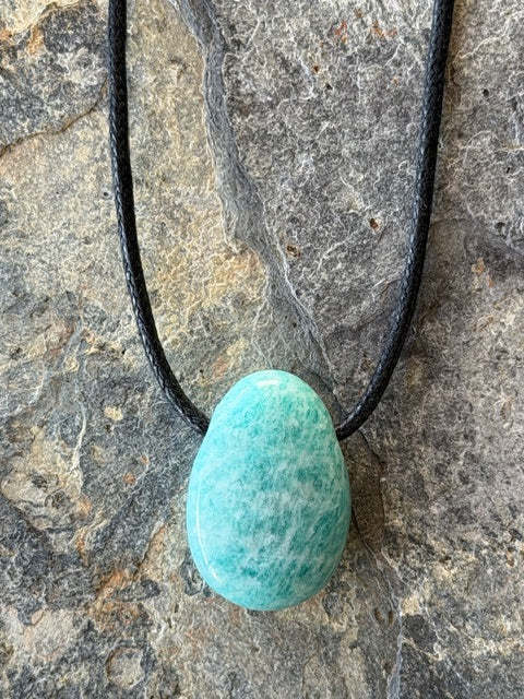 Collier Pendentif Amazonite